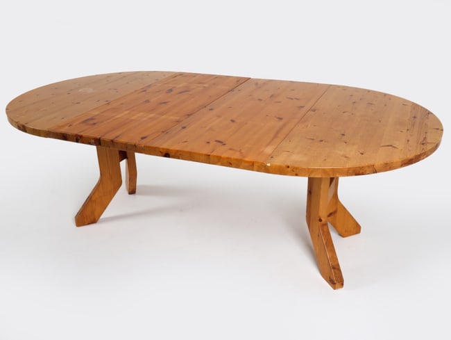 ATTR. RAUMILLER DAUMIER DANISH PINE DINING TABLE