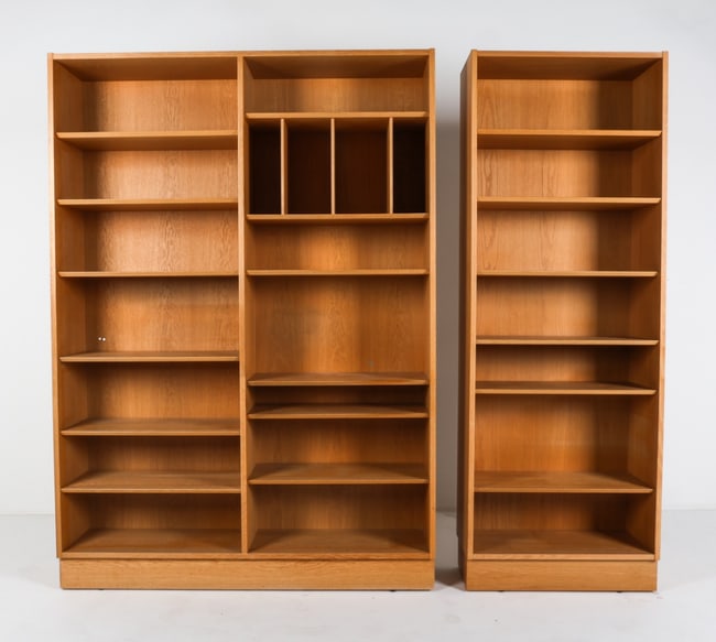 DANISH OAK BOOKCASES