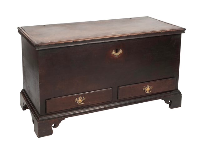 PENNSYLVANIA BLANKET CHEST 18th Century Height 28.5