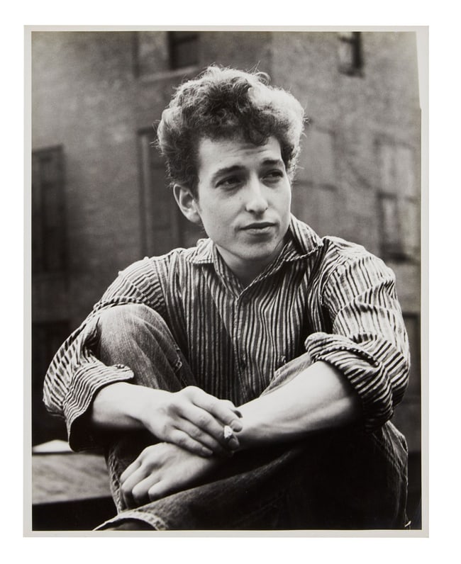 Bob Dylan | Large Vintage Photograph From 1963 Ralph Baxter Session