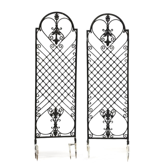 Pair of Aluminum Garden Trellises