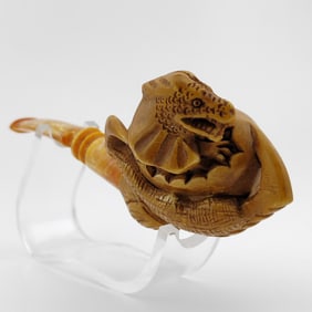 Dragon Puppy Egg Claw Meerschaum Pipe