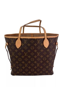 Louis Vuitton Neverfull MM Monogram Canvas Tote Bag