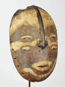 Very Rare Initiation Bembe Mask Congo DRC