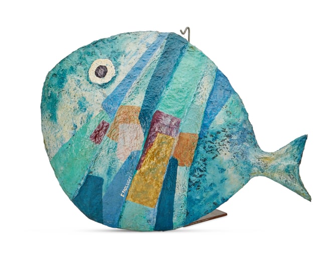 Enrico Paolucci (1901-1999), Fish sculpture, 2004