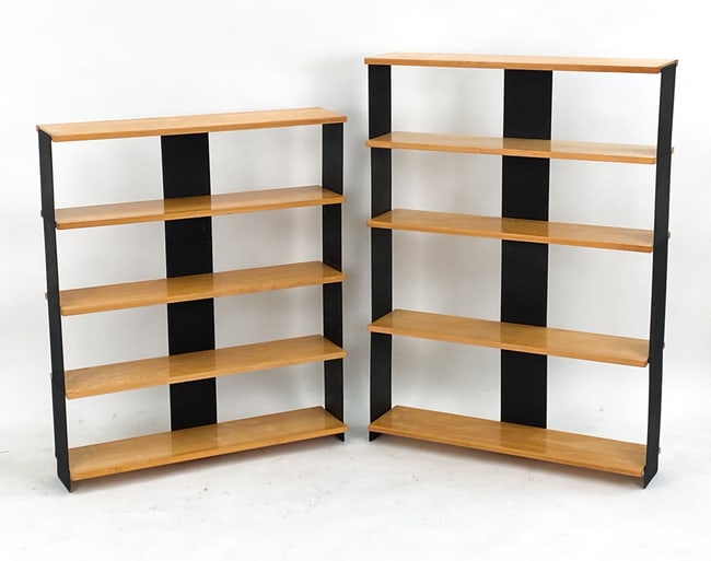 VINTAGE 2722 OAK SHELVING UNIT BY WILHELM KIENZLE