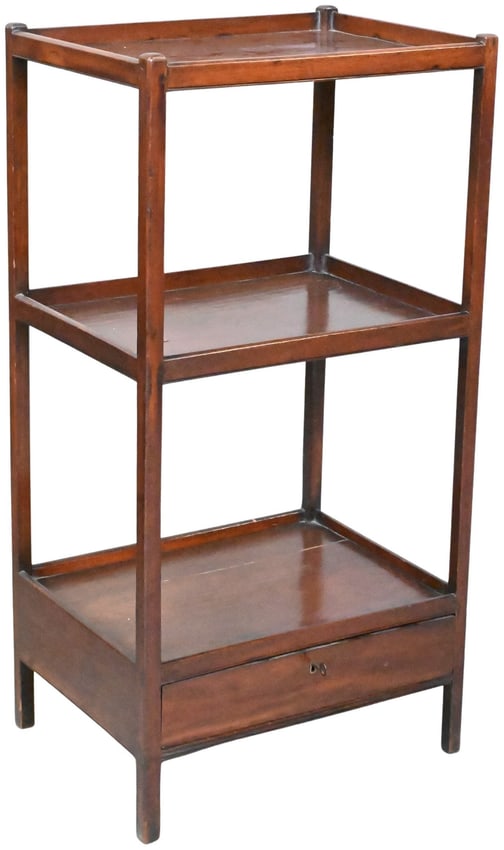 George IV Mahogany Etagere