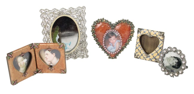 Five Small Jay Strongwater Picture Frames