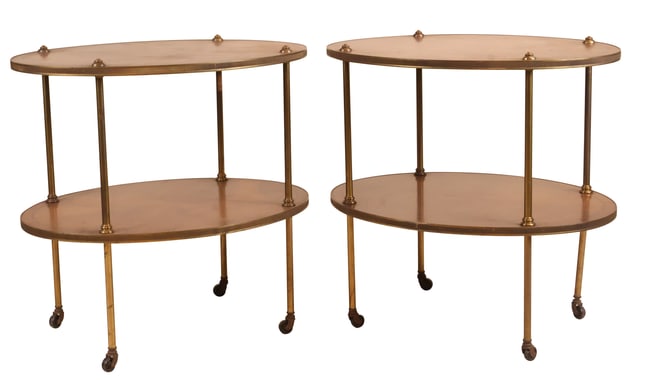 Pair of Mid-Century Modern Etagere Tables