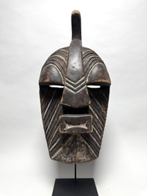 Large War Mask - Wood - Kifwebe - DR Congo