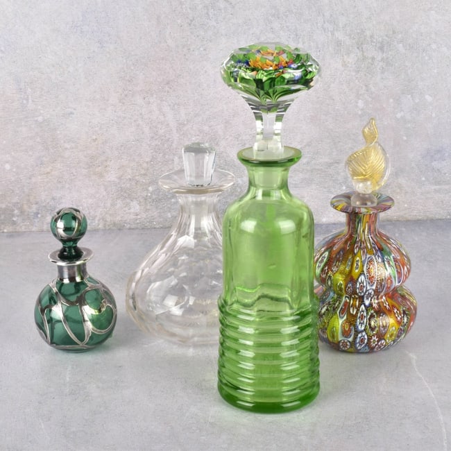 Vintage Dresser Bottles with Stoppers