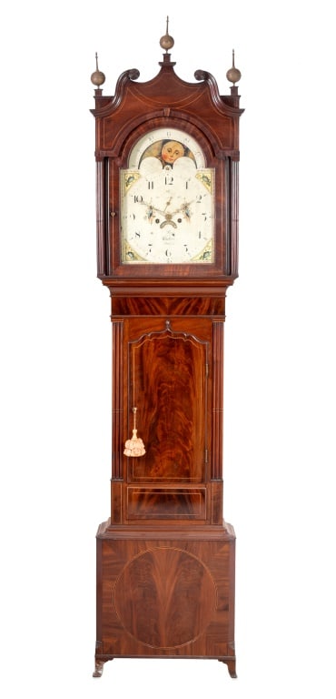 George III Mahogany Longcase Clock, ca. 1800