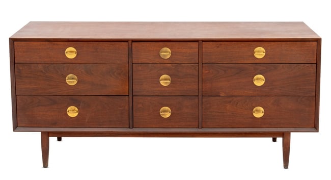 Mid-Century Modern Mahogany Dresser