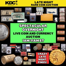 Late Night! Key Date Rare Coin Auction 10.3on