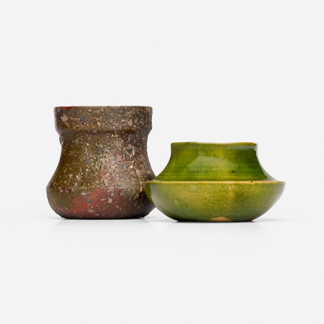 George E. Ohr, Vase and 