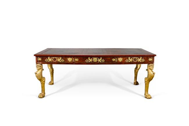 BUREAU PLAT DE STYLE EMPIRE