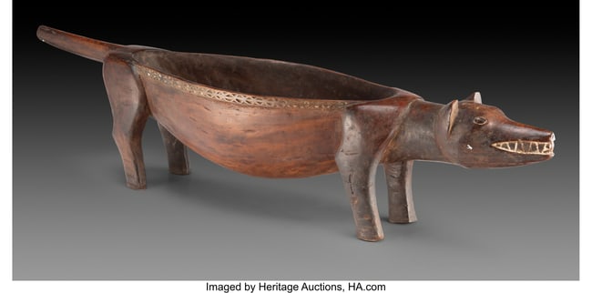 42038: A Rare Matankol Feast Bowl  Lou Island, Admiralt