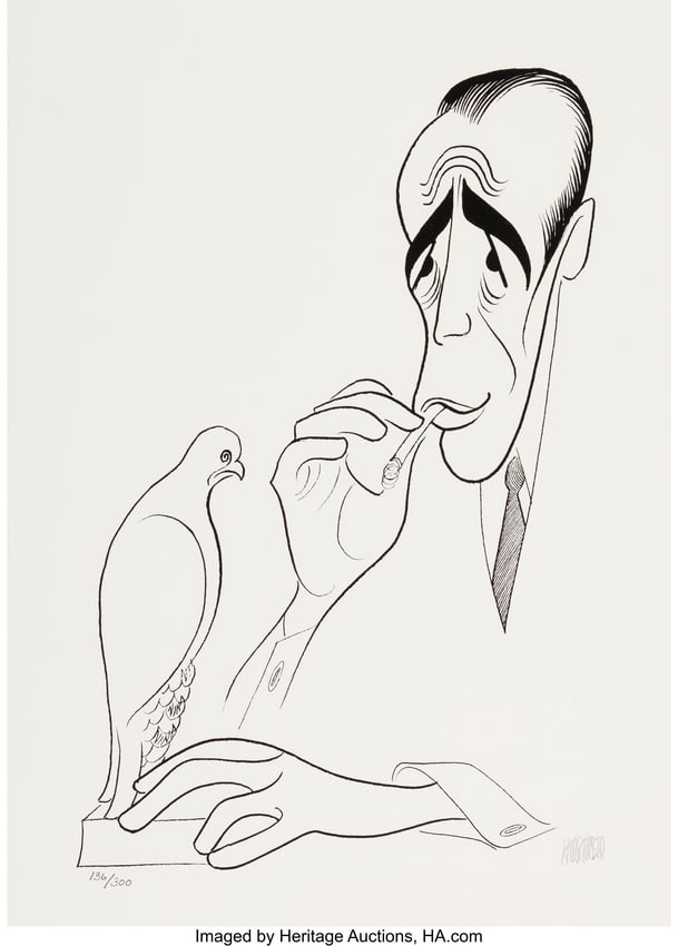 18042: Al Hirschfeld (American, 1903-2003) The Maltese 
