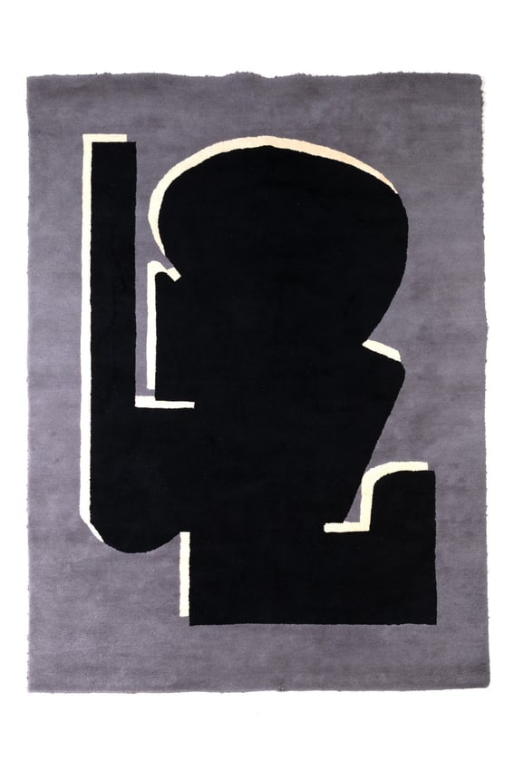 Ladislas Kijno (1920-2012) Clio V  Wool rug Signed on the reverse on a label H  272×W 183