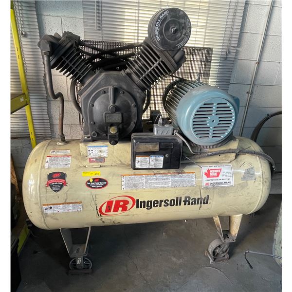 Ingersoll-Rand HP air compressor w/ synthetic compressor oil