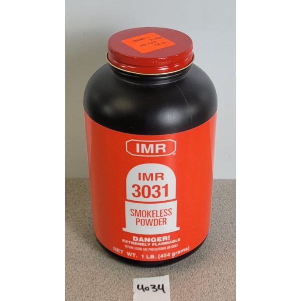 POWDER: IMR 3031 SMOKELESS POWDER 1LB - SEALED 