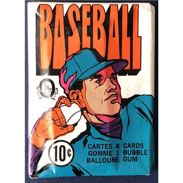 1972 O-PEE-CHEE BASEBALL WAX PACK