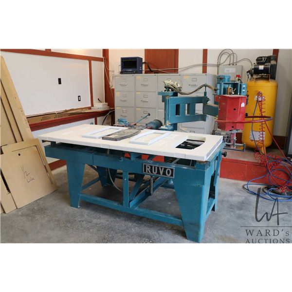 Ruvo model 9715 Door Lite Cut-out machine, 80