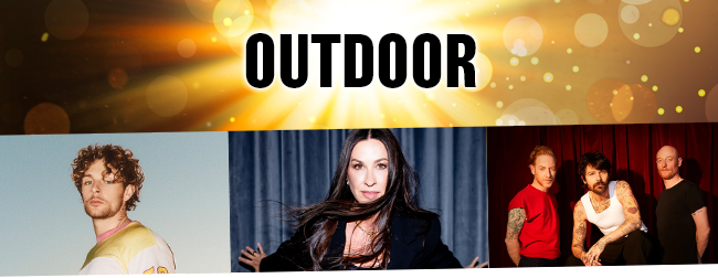 Outdoor - image of Biffy Clyro, Alanis Morissette and Tom Grennan