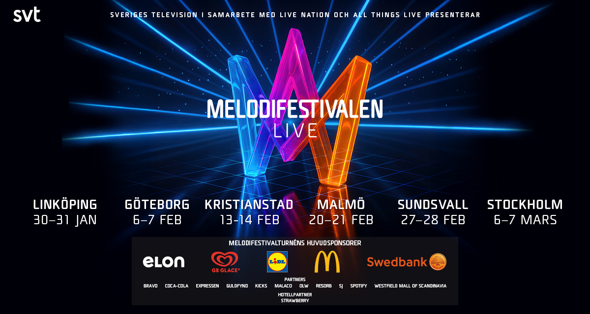 Melodifestivalturnén 2026 artwork