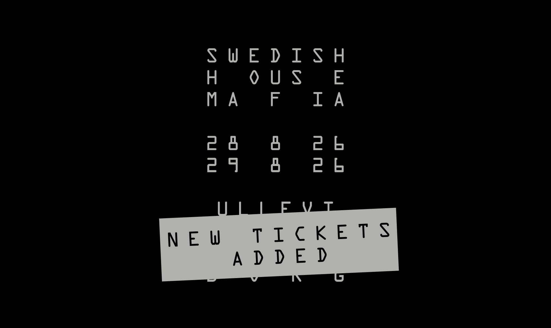 Swedish House Mafia artwork