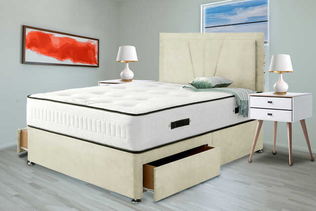 Canterbury Bed Set, Orthopaedic Mattress with Storage!