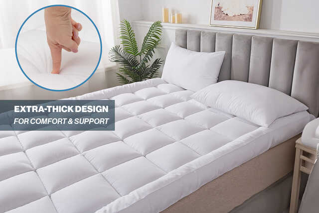 10cm Microfibre Mattress Topper - 4 Sizes