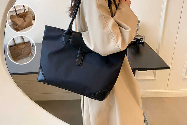 Women’s Longchamp-Inspired Large Tote Bag - 3 Colours!