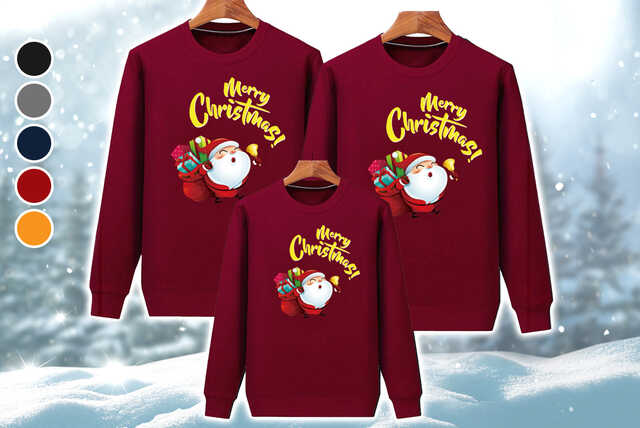 Parent and Child Matching Christmas Jumper - 7 Colours