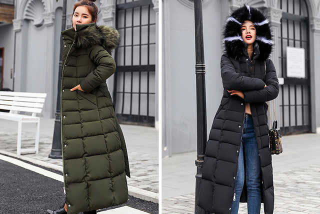 Padded Hooded Maxi Puffer Parka Jacket - 6 Colours