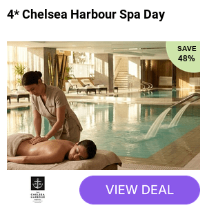 Relaxing spa day with 25 minute treatment, 2 hour spa access and £10 Voucher at 4* The Chelsea Harbour Hotel & Spa – enjoy a relaxing spa experience and save 50% off!