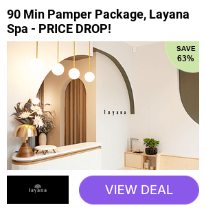 90 Min Pamper Package with Massage and Body Thai Foot Massage from Layana Spa - Enjoy ultimate relaxation and save 63%