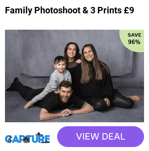 Family Photoshoot with Prints & Vouchers at Capture - Smile and save up to 96%