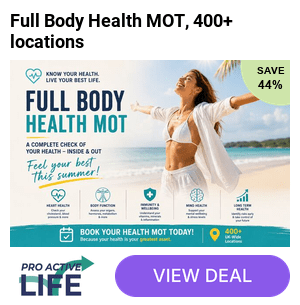 Full body MOT health check available at 400+ Clinics UK-Wide - Get healthy and save 44%