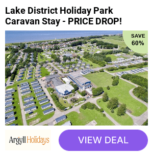 A 2, 3 or 4 night caravan stay for 6-8 at Solway Holiday Park on the Cumbrian Coast of The Lake District. Includes Leisure Access. Bar, restaurants, park entertainment and kids activities. Save up to 55%!