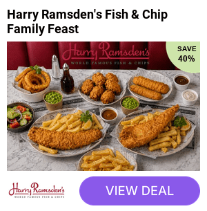 Save 40% on a generous family feast for four across 8 nationwide locations — hake, fried chicken, battered sausage and all the sides from Britain's most iconic chippy.