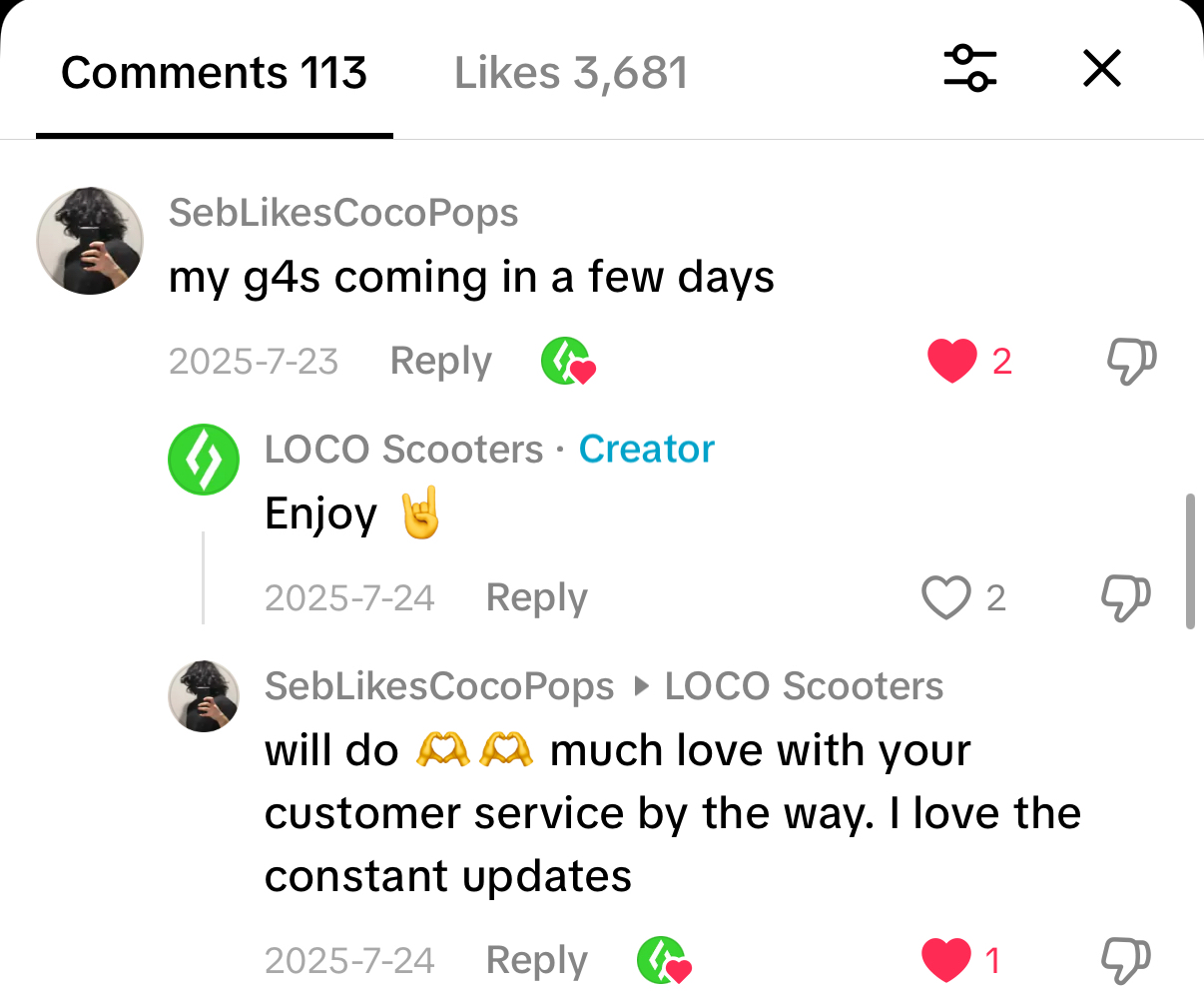 LOCO SCOOTERS TIKTOK