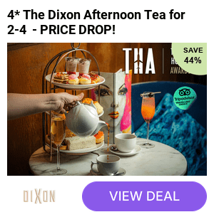 4* Afternoon Tea for 2-4 People at The Dixon Hotel (Autograph Collection), near Tower Bridge enjoy savings of off this exquisite experience. Save 40%