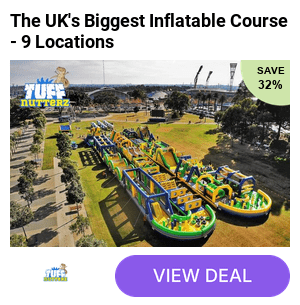 Save 31% and enjoy an over 300m inflatable maze with Tuff Nutterz - Book your session at one of 9 locations, suitable for all ages