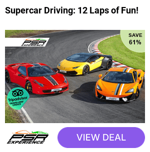 PSR Total Driving Supercar Experience Voucher
