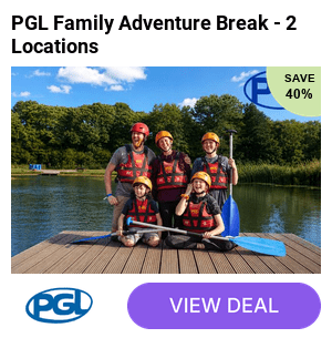 Spend time as a family this summer with an all-inclusive family adventure break - Enjoy 3 or 4 nights in countryside accommodation with all meals, and access to 25+ adventure activities at PGL Barton Hall or Caythorpe Court. Save up to 40%