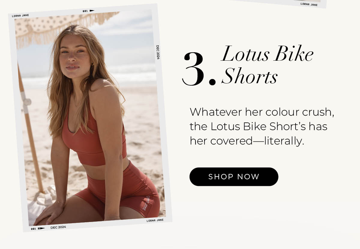 Gift Her The Lotus Bike Shorts