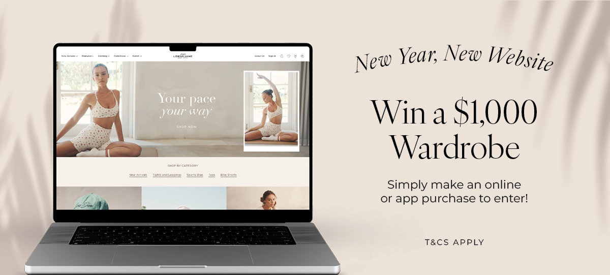 New Year, New Website - Win A $1000 Wardrobe 