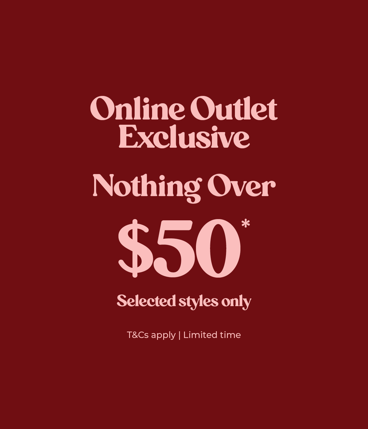 Outlet Warehouse Sale