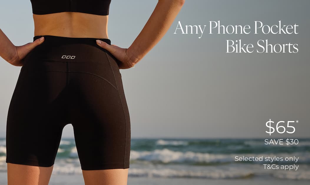 Amy Phone Pocket Bike Shorts $65*